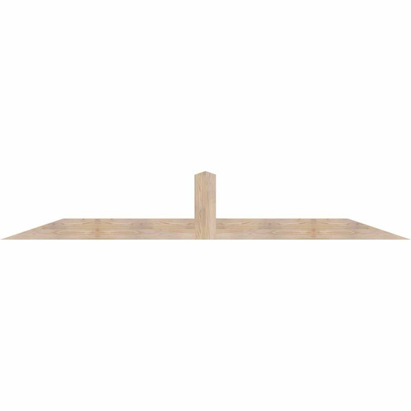 Ekena Millwork Portland Smooth Timber Gable Bracket, Douglas Fir, 108"W x 18"H x 5 1/2"D x 5 1/2"F, 4/12 Pitch GBW108X18X0606POR00SDF - main